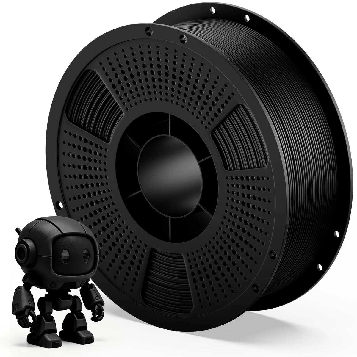 3D printing filament spool, black PCTG Basic