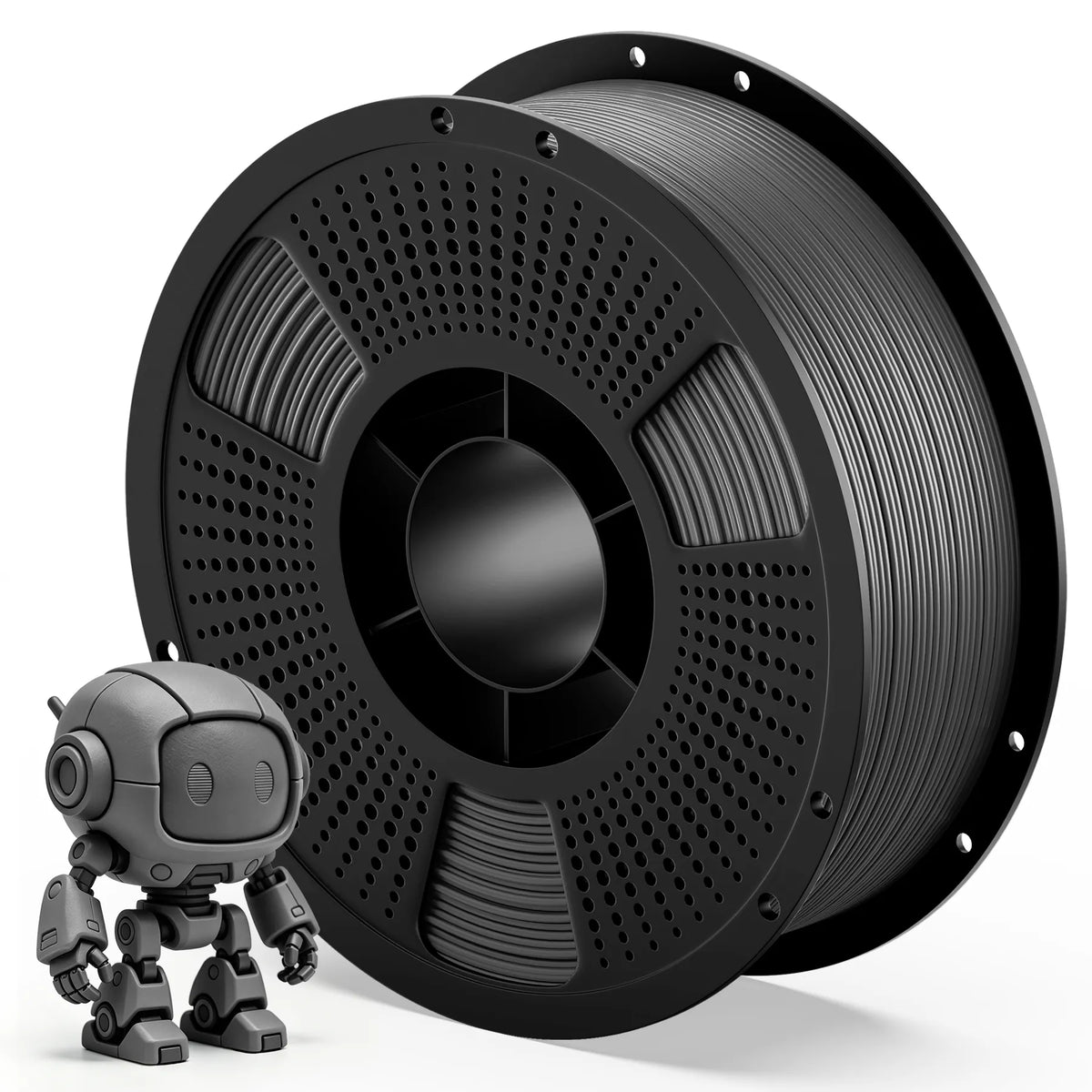 3D printing filament spool, gray PCTG Basic
