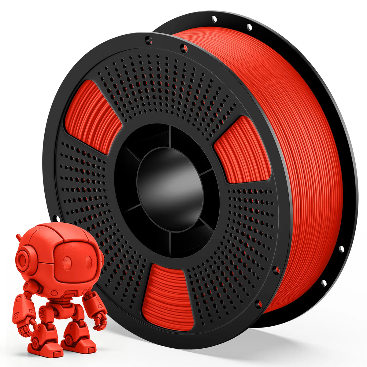 3D printing filament spool, red PCTG Basic